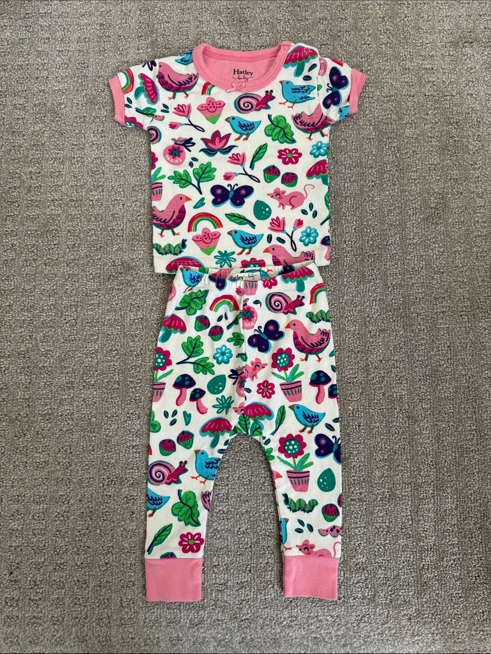Hatley Baby Bird PJs